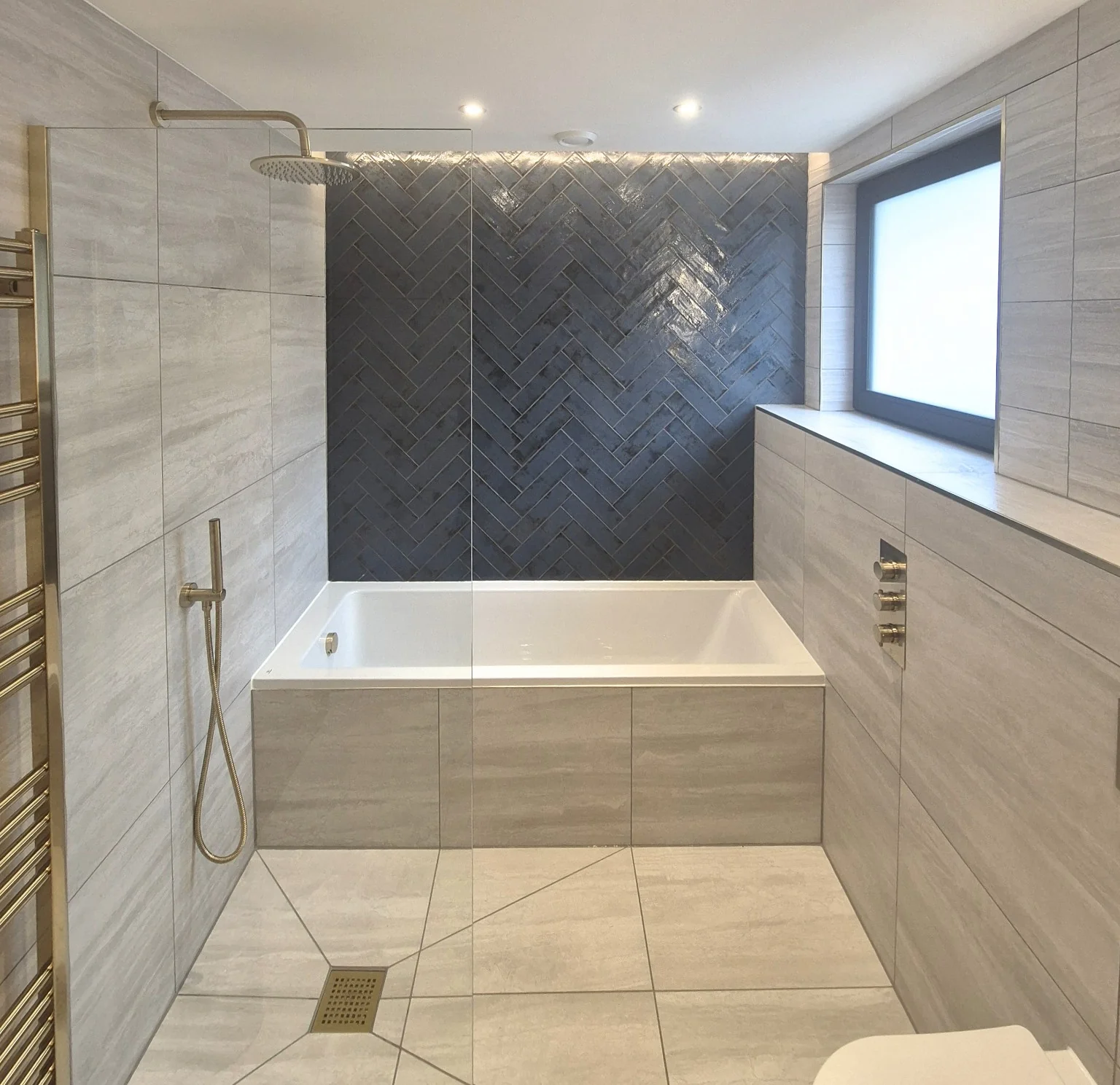 Finished bathroom renovation